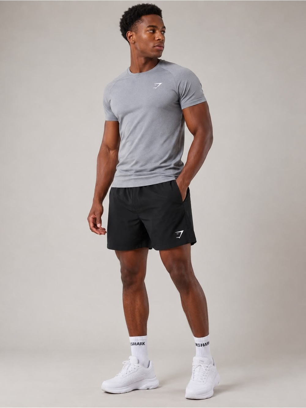 Gymshark Black Athletic Shorts XL
